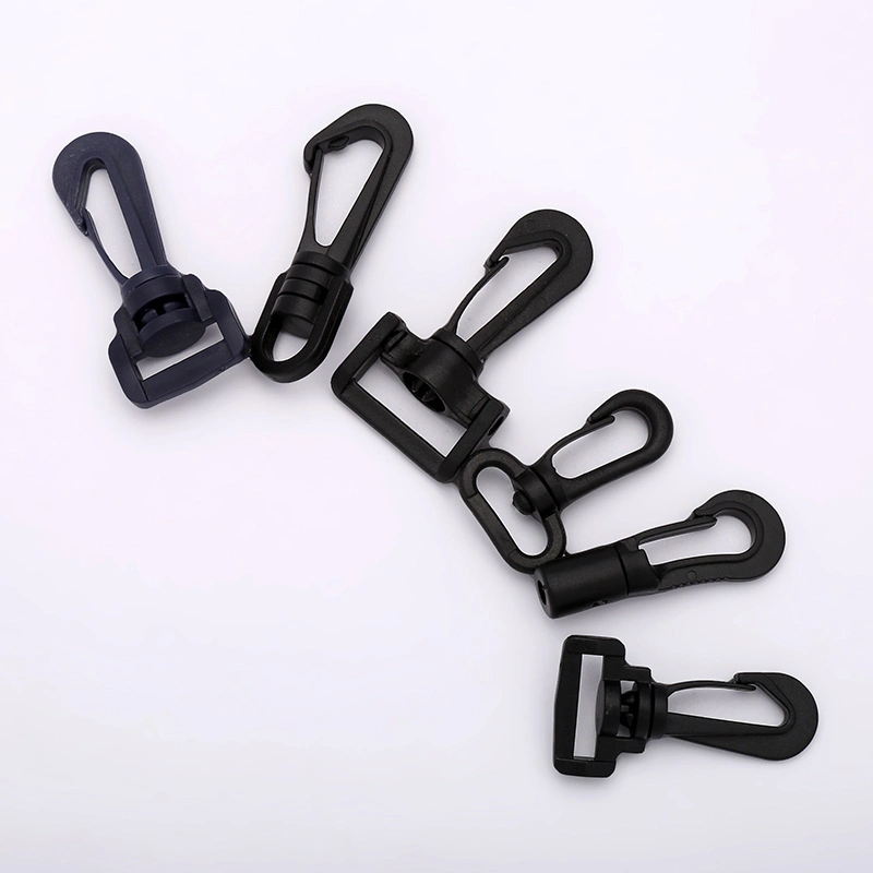 Wholesale High Quality Grey Color Snap Clip Plastic Spring Snap Hooks for Bags