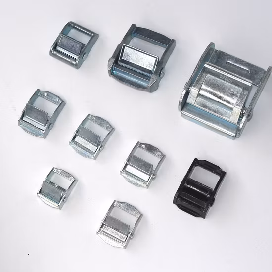 ヘビーデューティタイダウンミニブラック亜鉛メッキ合金 25 ミリメートル貨物ラッシング金属カムロックベルトバックル