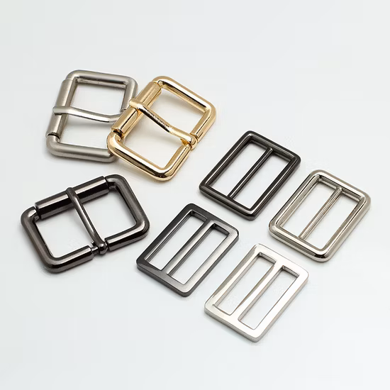 バックル亜鉛合金ハンドバッグハードウェアアクセサリーバッグショルダーストラップウェビングペット首輪調節可能なスライダーバックル