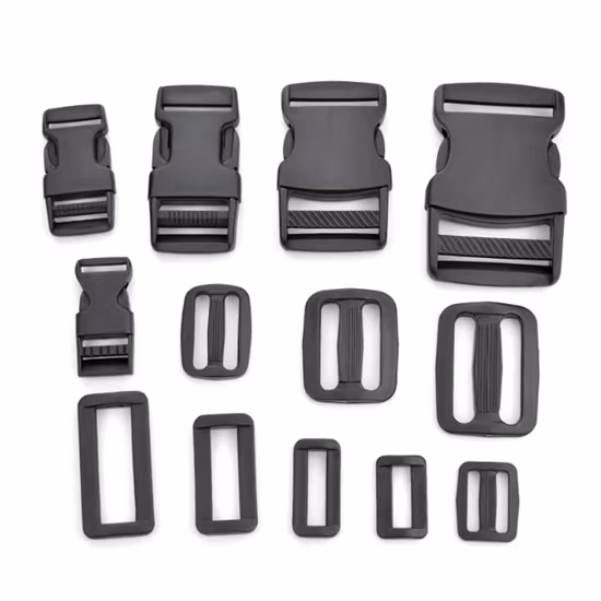 工場卸売プラスチックストラップカラフルなアジャスタースライダートライグライドバックル犬の首輪リーシュ